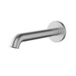 Brushed Nickel Bath Basin Wall Spout 180mm