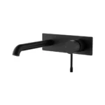 Matte Black Wall Mixer And Spout Trim Kit