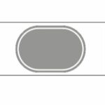 LED Horizontal Oval Mirror 800mm x 1200mm
