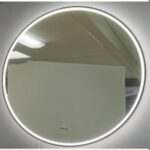 Black Round LED Mirror 600mm