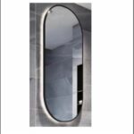 Matte Black LED Framed Mirror 450mm x 900mm x 5mm