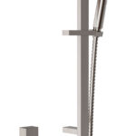 Brushed Nickel Eden Square Sliding Shower Set