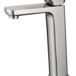 Brushed Nickel Eden High Rise Basin Mixer