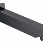 Matte Black Yale Square Bath Spout