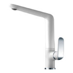 Chrome And White Sink Mixer