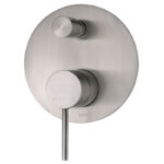 Brushed Nickel HALI Wall Mixer with Diverter