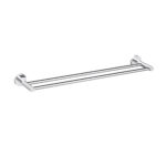 Otus Slimline Double Towel Rail 600mm