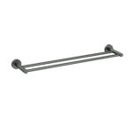 Gun Metal Otus Double Towel Rail 600mm