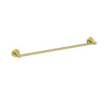 Brushed Gold Otus Single Towel Rail 600mm