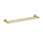 Brushed Gold Otus Double Towel Rail 600mm