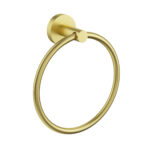 Brushed Gold Otus Towel Ring