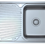 Otus Single Bowl & Drainer Sink RHB