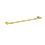 Brushed Gold Cora Single Towel Rail 600mm