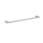 Brushed Nickel Cora Single Towel Rail 600mm