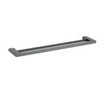Gun Metal Cora Double Towel Rail 600mm