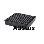 Matte Black Grills Square Floor Drain 115x115mm (80mm)