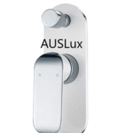 Chrome And White Wall Mixer With Diverter