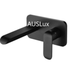 Matte Black Wall Basin Mixer