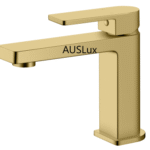 Brushed Gold Flores Basin Mixer