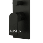 Matte Black Flores Wall Diverter Mixer