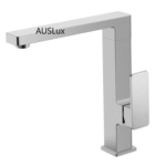 Brushed Nickel Ceram Lux Sink Mixer