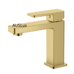 Brushed Gold Ceram Basin Mixer