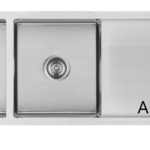 Eden Double Bowl With Drainer Above/Undermount Sink