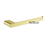 Brushed Gold Round Cornered Rectangle Towel Bar