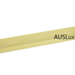 Brushed Gold Cora Round Cornered Rectangle Shelf