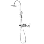 Cora Round Brass Multi Function Shower Set 200mm Gooseneck