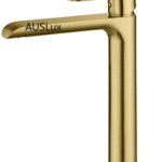Brushed Gold High Rise Basin Mixer