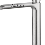 Brushed Nickel High Rise Basin Mixer