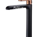 Matte Black Rose High Rise Basin Mixer