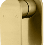 Brushed Gold Wall Mixer