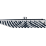 Square Stainless Steel Shower Head Curve 300 x 300 x 6mm