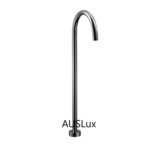 Gun Metal Round Floor Mounted Bath Spout