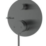 Gun Metal Wall Mixer With Diverter