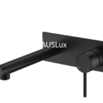 Matte Black Wall Basin Mixer