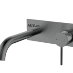 Gun Metal Wall Basin Mixer