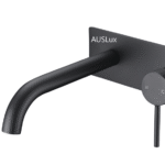 Matte Black Wall Basin Mixer