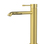 Brushed Gold Linie Highrise Basin Mixer