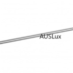 Brushed Nickel Linie Single Towel Rail 800mm