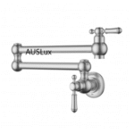 Brushed Nickel Clasico Heritage Kitchen Pot Filler