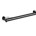 Matte Black Linie Double Towel Rail 800mm