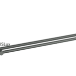 Gun Metal Linie Double Towel Rail 800mm