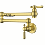 Brushed Gold Clasico Heritage Kitchen Pot Filler