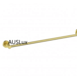 Brushed Gold Single Towel Rail 600mm
