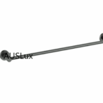 Gun Metal Single Towel Rail 600mm