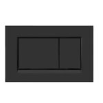 ABS Square Flush Buttons for Geberit Sigma Matt Black