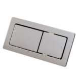 Rectangular Chrome Flush Buttons